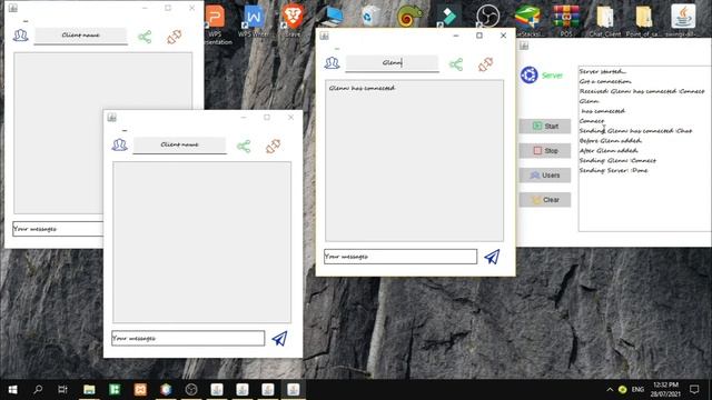 Chat Application using Multi Threading and Socket || Java with free source code смотреть онлайн
