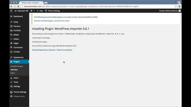 Cleanstart Wordpress Theme | Theme Installation, Demo Content Import & Setup смотреть онлайн