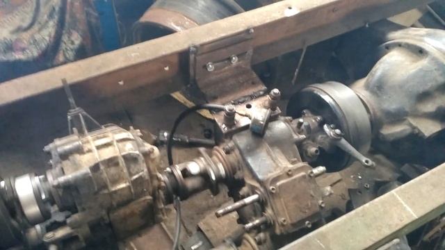 Трансмиссия трактора-самоделки смотреть онлайн