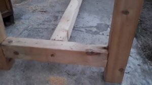 Деревянный стол своими руками Садовая мебель в беседку Садовый стол из старых досок!Слэб!Как сделат