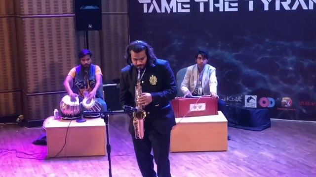 Johar Ali Khan Playing Alto Saxophone |Obaid Gill on tabla| Abraham Qaiser on Harmonium| смотреть онлайн