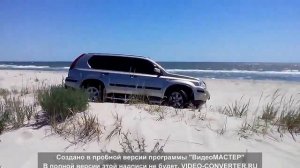 Ниссан х-трейл(Nisan X-Trail)  2.0 вариатор по песку.