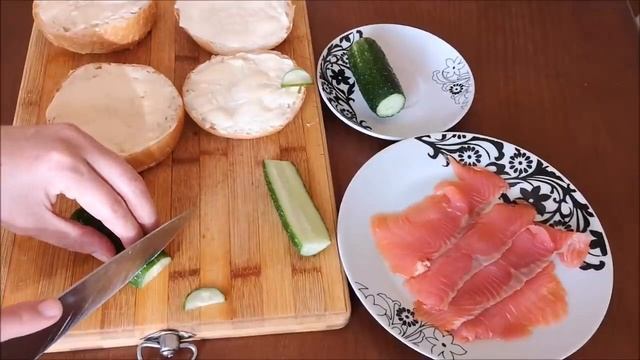Необычные бутерброды с семгой! смотреть онлайн