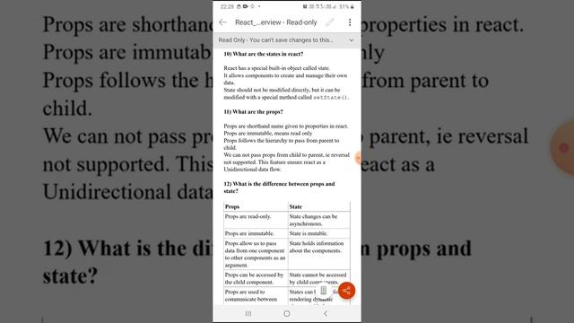 ReactJs Interview Questions in Hindi (Series 02) | props vs state in react смотреть онлайн