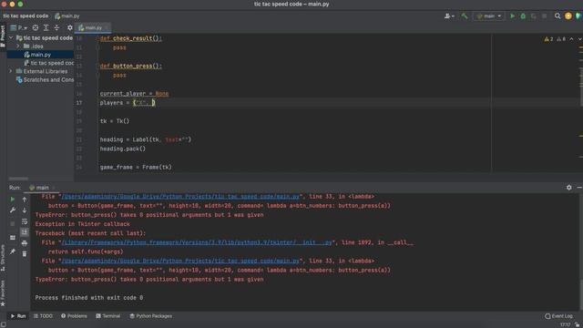 Making Tic Tac Toe in under 20 minutes using Python смотреть онлайн