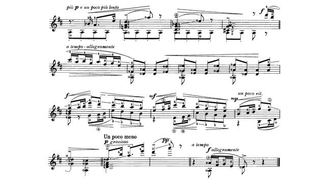 Mario Castelnuovo-Tedesco: 24 Caprichos De Goya, For Guitar (Score Video)