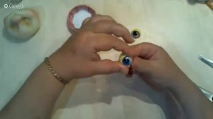 МК по солнышку из капрона  #Елена_Лаврентьева   на конференции "Игрушки своими руками"