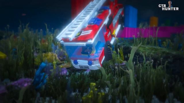 Fire Truck vs SA Fire Truck vs LEGO Fire Truck - GTA 5 Mods Which truck is better? смотреть онлайн