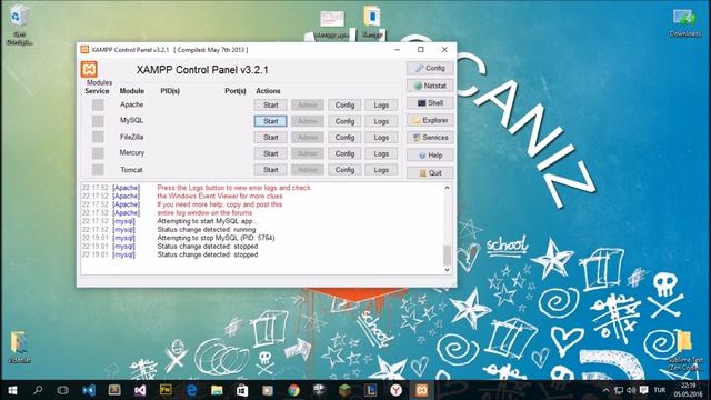 PHP'ye Giriş - Xampp Kurulumu / Port Hatası Çözümü смотреть онлайн