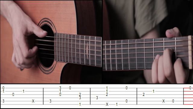 Arcade lore Awouters-краткий разбор на гитаре /Fingerstyle смотреть онлайн