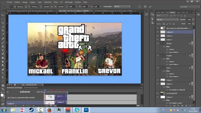 SPEED ART GTA 5 WALLPAPER смотреть онлайн