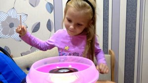 Делаем сладкую вату. Самый маленький аппарат сахарной ваты. Milana Like