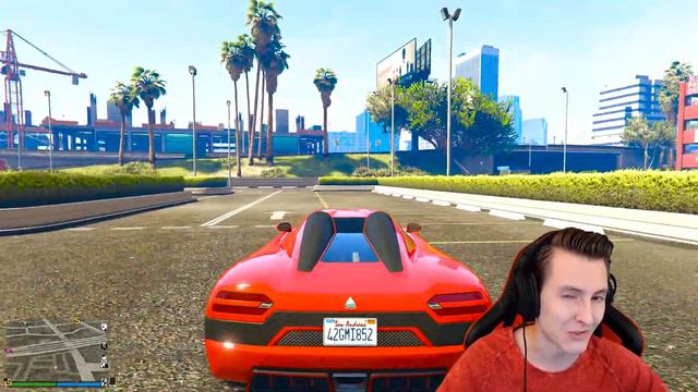 ТРОЛЛИНГ МАШИНА В КАМУФЛЯЖЕ! ПРАНК В ГТА 5 ОНЛАЙН (GTA 5 ONLINE) смотреть онлайн