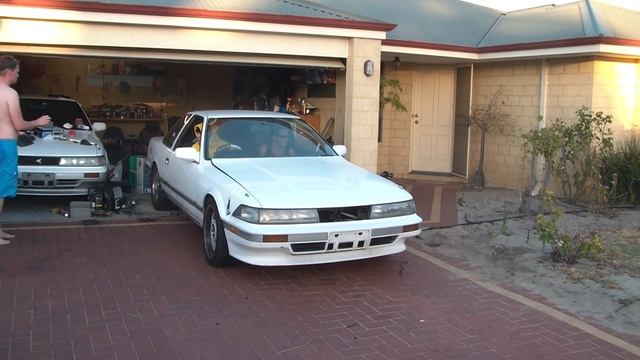 PIKACHU BURNOUT! Toyota Z20 Soarer 1JZ смотреть онлайн