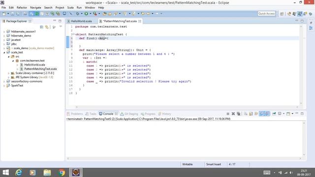 6.Pattern matching in scala смотреть онлайн