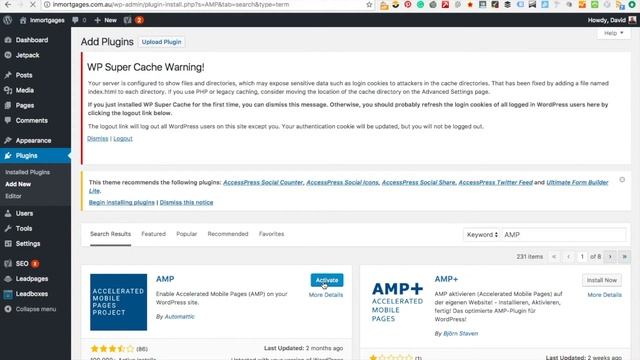 How to install Google AMP on Wordpress with Yoast & Glue смотреть онлайн