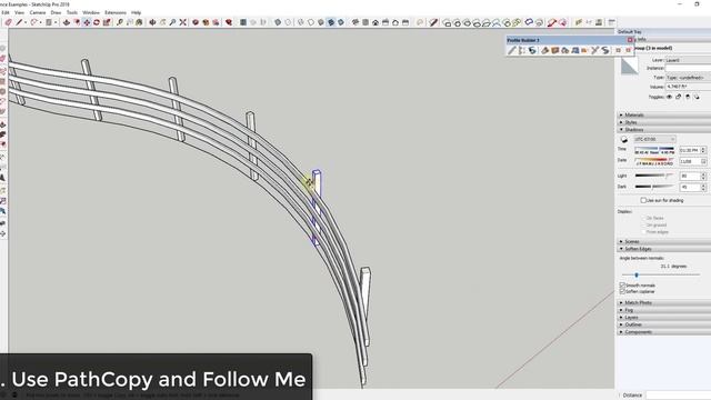 5 WAYS TO CREATE FENCES AND WALLS in SketchUp смотреть онлайн