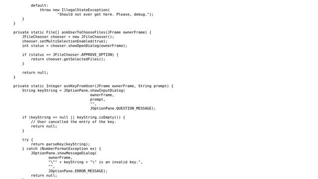Code Review: Application for encrypting and decrypting files in Java - follow-up смотреть онлайн