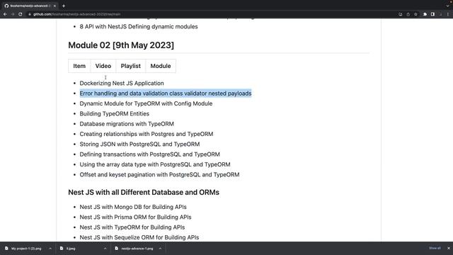 Nest JS Advanced Course - Module #02 Lets Explore ORMs with Nest JS смотреть онлайн