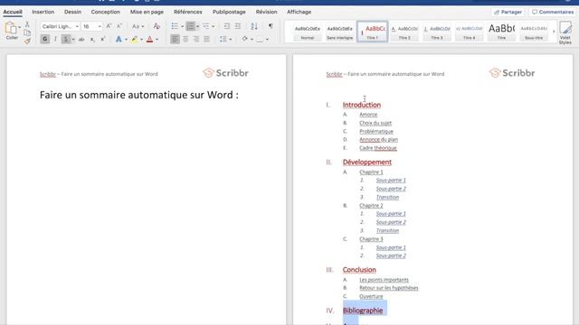 Faire un sommaire automatique sur Word en moins de 3 minutes ! | Scribbr ? смотреть онлайн