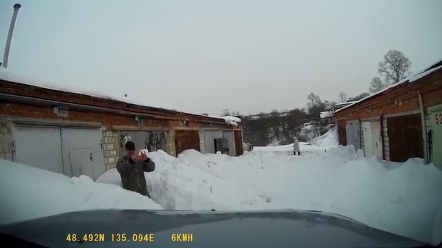 Pajero 4 Снега по крышу гаража Snow on the garage roof смотреть онлайн