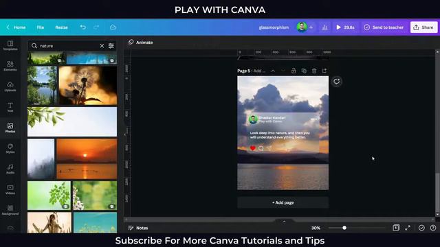 Quick Tutorial: How To Create Glassmorphism Effect in Canva смотреть онлайн