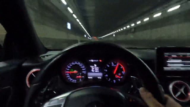MERCEDES CLA 45 AMG SOUND TUNNEL смотреть онлайн