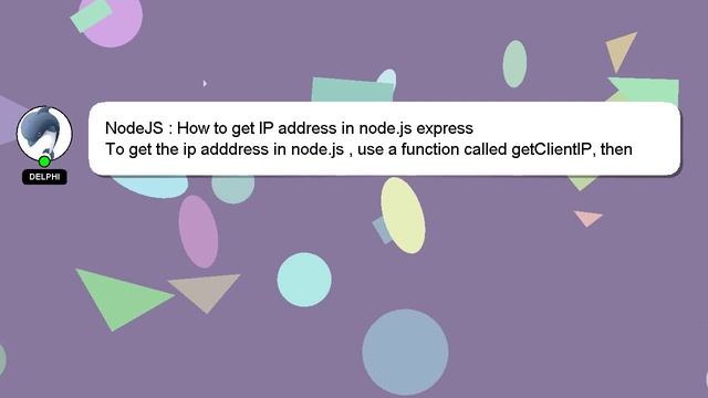 NodeJS : How to get IP address in node.js express смотреть онлайн