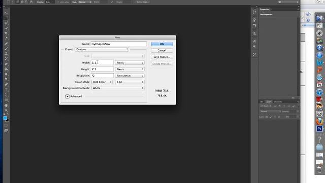 Photoshop CS6: Starting a new image смотреть онлайн