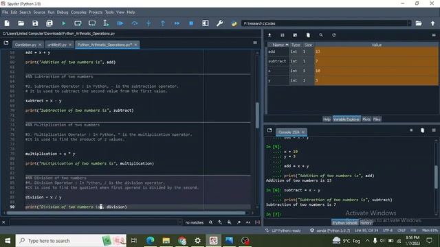 Python Arithmetic Operators | Python Tutorial смотреть онлайн