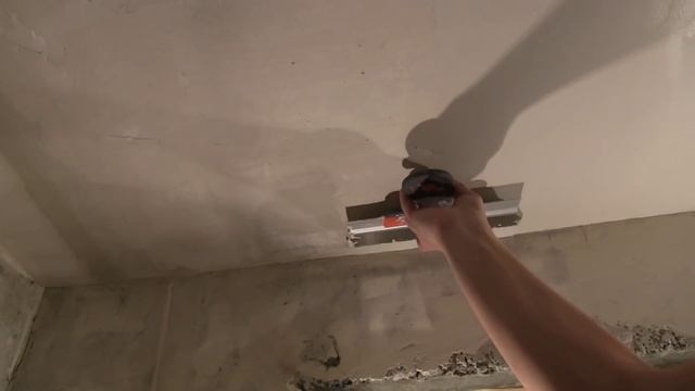 Финишная шпаклевка потолка 1 етап смотреть онлайн