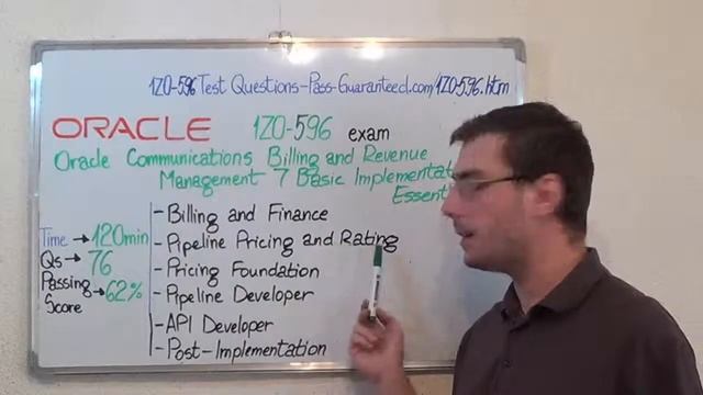 1Z0-596 – Oracle Exam Communications Billing Test Management 7 Questions смотреть онлайн