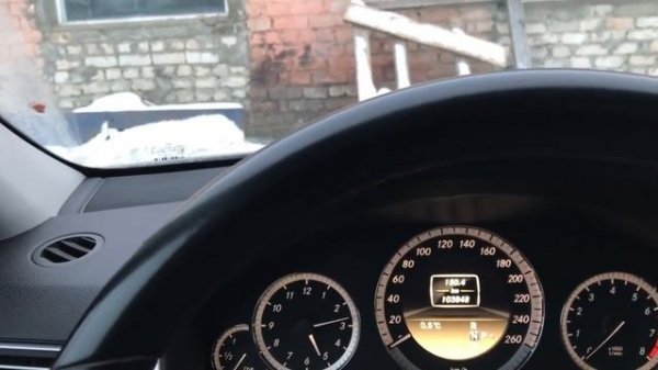 Mercedes W212 неприятные проблемы зимней эксплуатации...