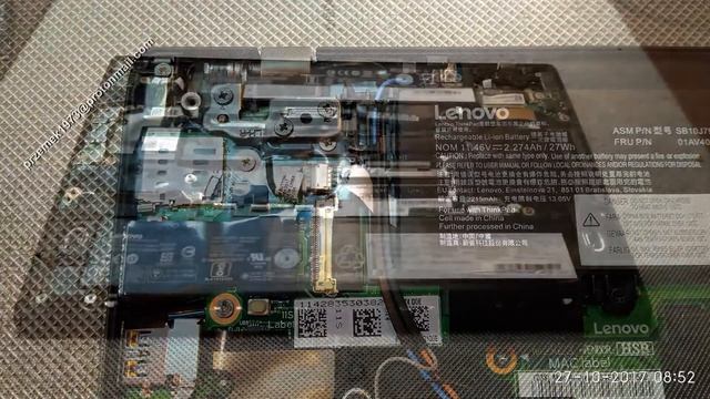 Lenovo Thinkpad t470s disassembly open ssd drive battery, cooler fan clean, wymiana, jak rozłożyć смотреть онлайн