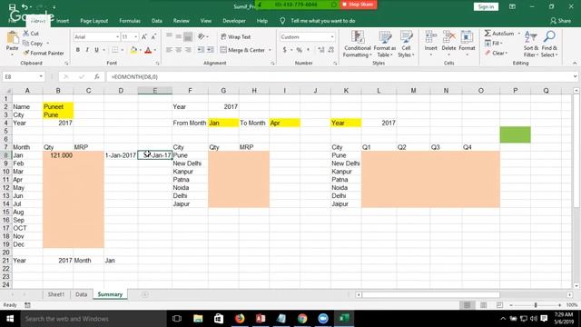 Sumif Projeact in Excel - Advanced Excel Training in Hindi смотреть онлайн