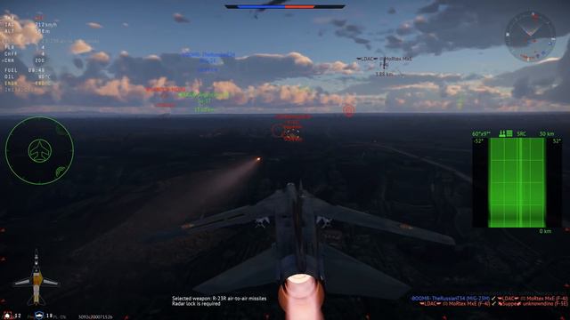 MiG-23MF Missile Fail 2.0 [War Thunder] смотреть онлайн