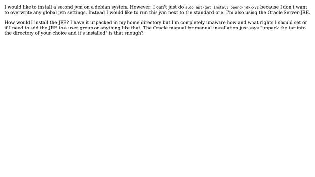How to manually install and set up server jre in /usr/lib/jvm? смотреть онлайн