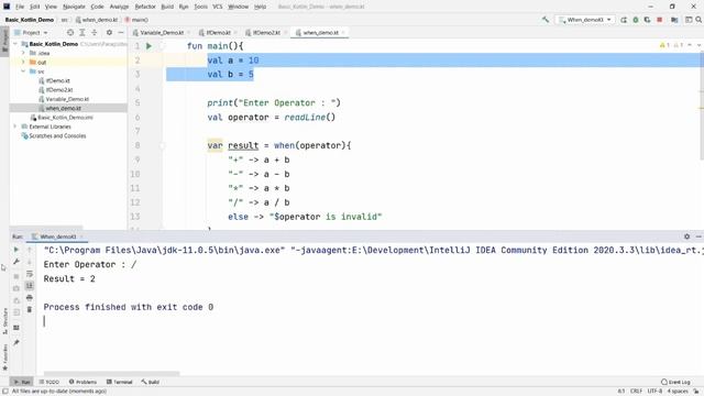 Kotlin Basics - When expression, with range when expression - Practical Demo смотреть онлайн