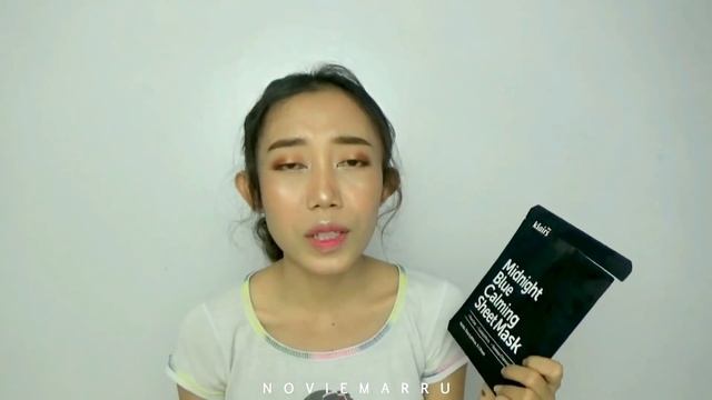 Cobain BLACK SHEET MASK Korea [KLAIRS MIDNIGHT BLUE CALMING SHEET MASK REVIEW ] Novie Marru
