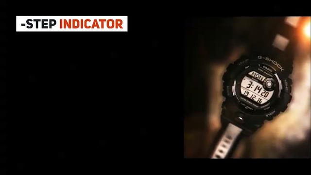 Casio G-Shock G-SQUAD Black Digital Reflector Step Tracker | GBD800LU-1 смотреть онлайн