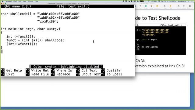 CNIT 127 Ch 3: Shellcode смотреть онлайн