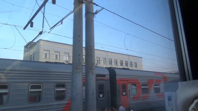 РЖД. Волгоград,поезд №522 Приобье/Новороссийск 18 июня 2019 год смотреть онлайн