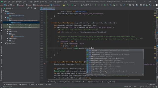 Kotlin Mapbox Tutorial Add search button | Part - 06 смотреть онлайн