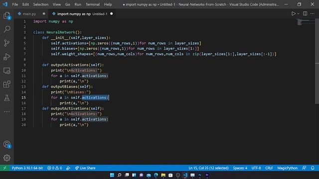 Forward Propagation | Neural Networks from The Ground Up [Python] смотреть онлайн