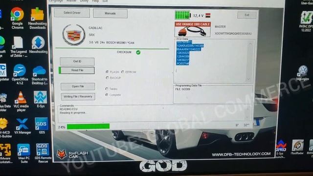 Clone GM ACDELCO E69 (ME9.6.1) ECM PCM eeprom, flash, Change vin number w FoxFlash Programmer, EASY смотреть онлайн