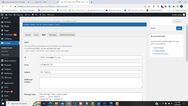How to Configure WordPress Contact Form in Tamil смотреть онлайн