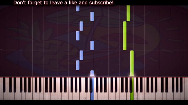 🍍Secret Forest Elodin(비밀의 숲 엘로딘) - [Maplestory] - Synthesia Piano Tutorial🥥 смотреть онлайн