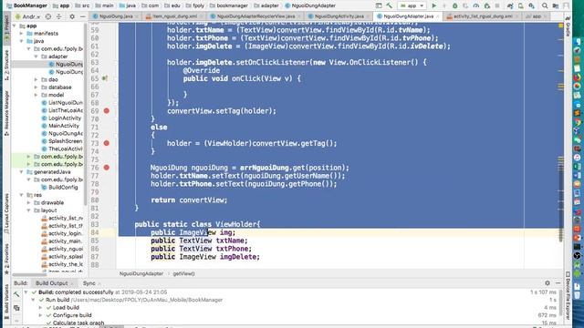 Android Dự án mẫu - Lab4 - Hiển thị lên RecyclerView смотреть онлайн