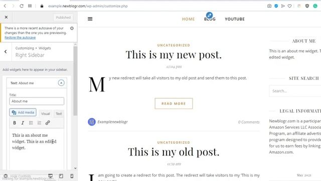 How to Customise Widgets On The Ashe WordPress Theme смотреть онлайн