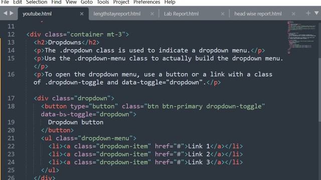 How to create Dropdown Button in Bootstrap 5 ||Bootstrap Tutorial Lec 12 || 2023 смотреть онлайн